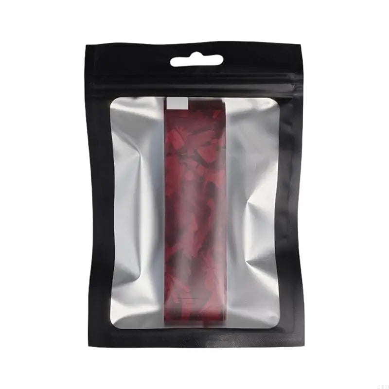 Pickleball Paddle Edge Guard — TPU Border Protector (Black / Crimson)