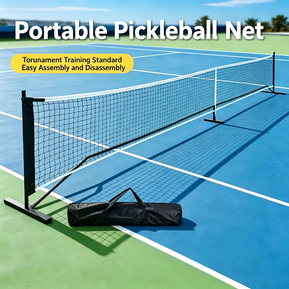 DinkNet Portable Pickleball Net — Full Competition Size