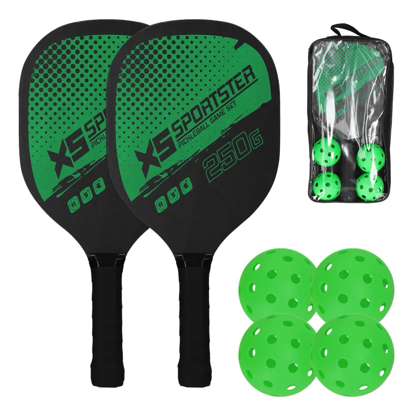 DinkStart Beginner Pickleball Set — 2 Paddles & 4 Balls