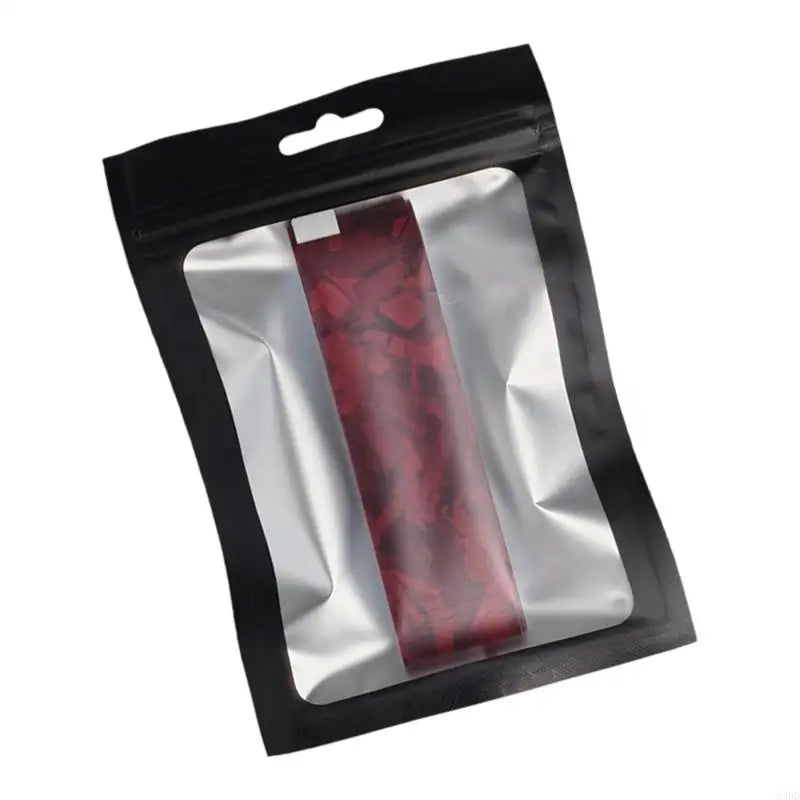 Pickleball Paddle Edge Guard — TPU Border Protector (Black / Crimson)