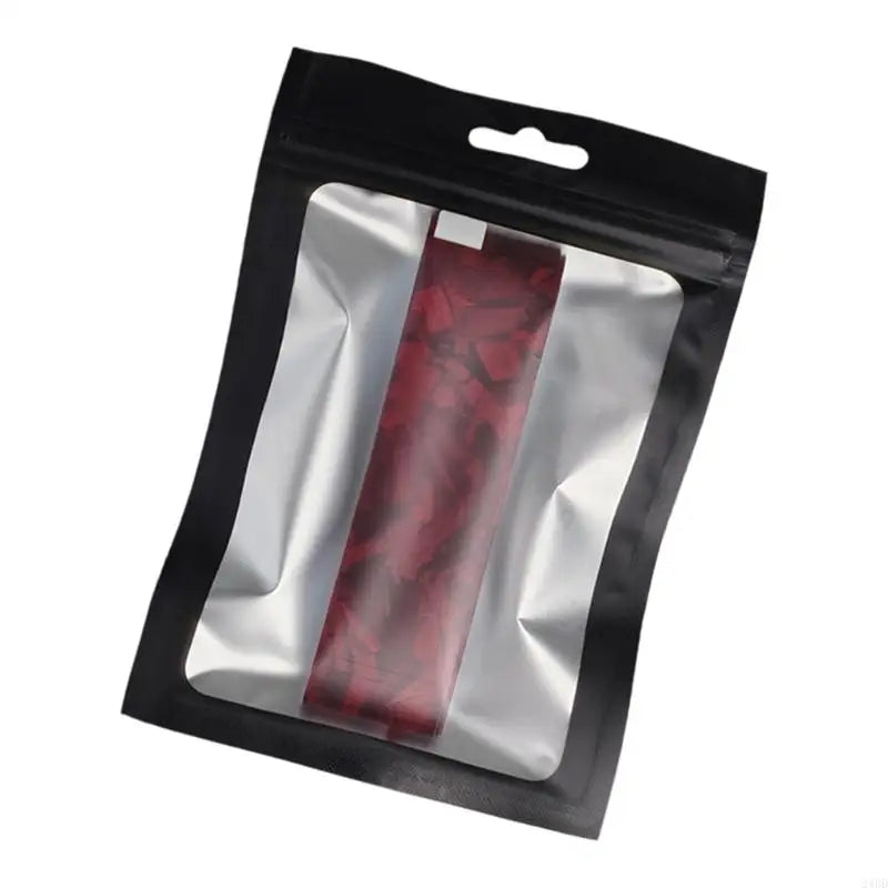 Pickleball Paddle Edge Guard — TPU Border Protector (Black / Crimson)